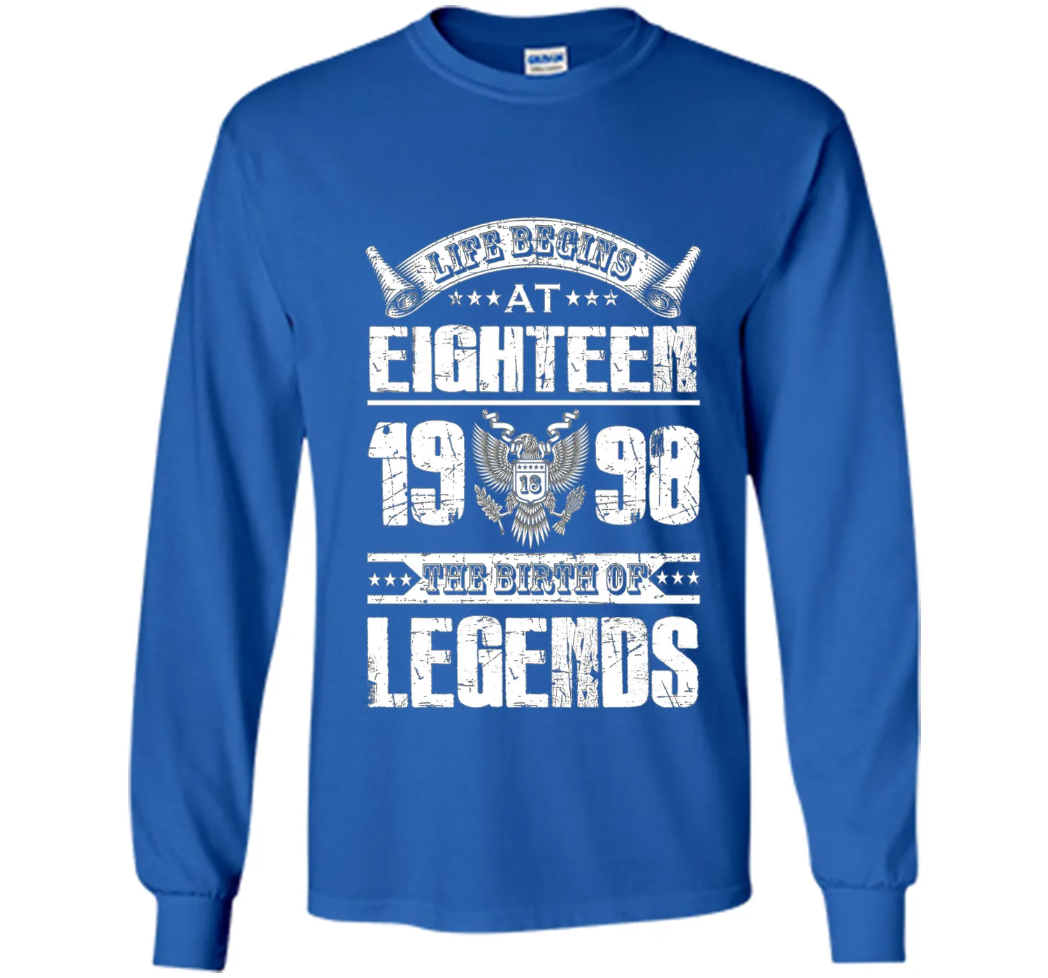 Life begins at 18, 1998 the birth of legends- 1998 T Shirt