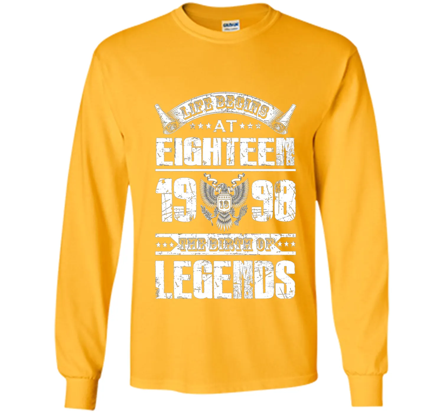 Life begins at 18, 1998 the birth of legends- 1998 T Shirt