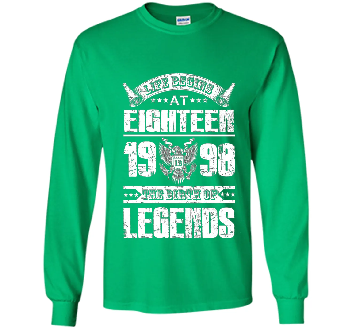 Life begins at 18, 1998 the birth of legends- 1998 T Shirt