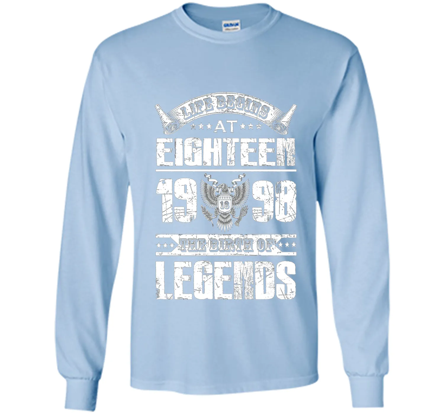 Life begins at 18, 1998 the birth of legends- 1998 T Shirt