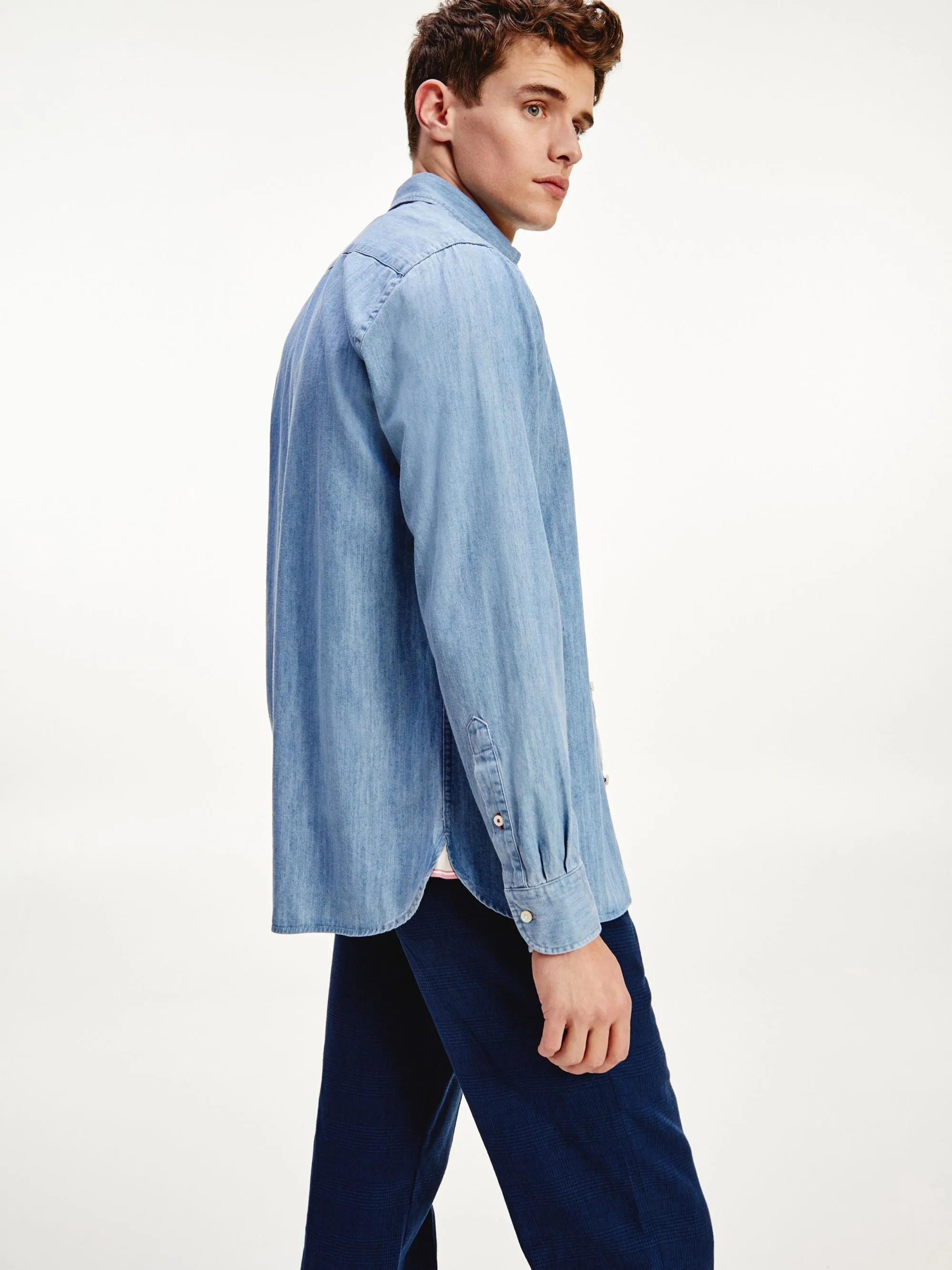 Light Denim Shirt - Light Indigo