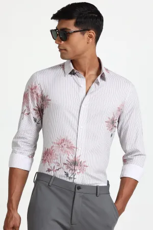 Light Stripe Print Shirt