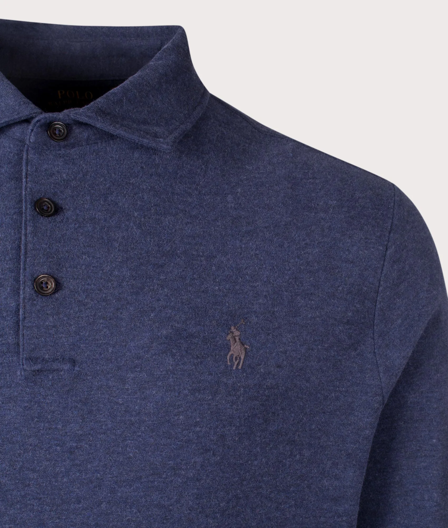 Luxury Jersey Long Sleeve Polo Shirt
