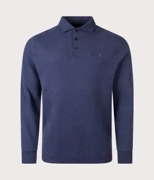Luxury Jersey Long Sleeve Polo Shirt