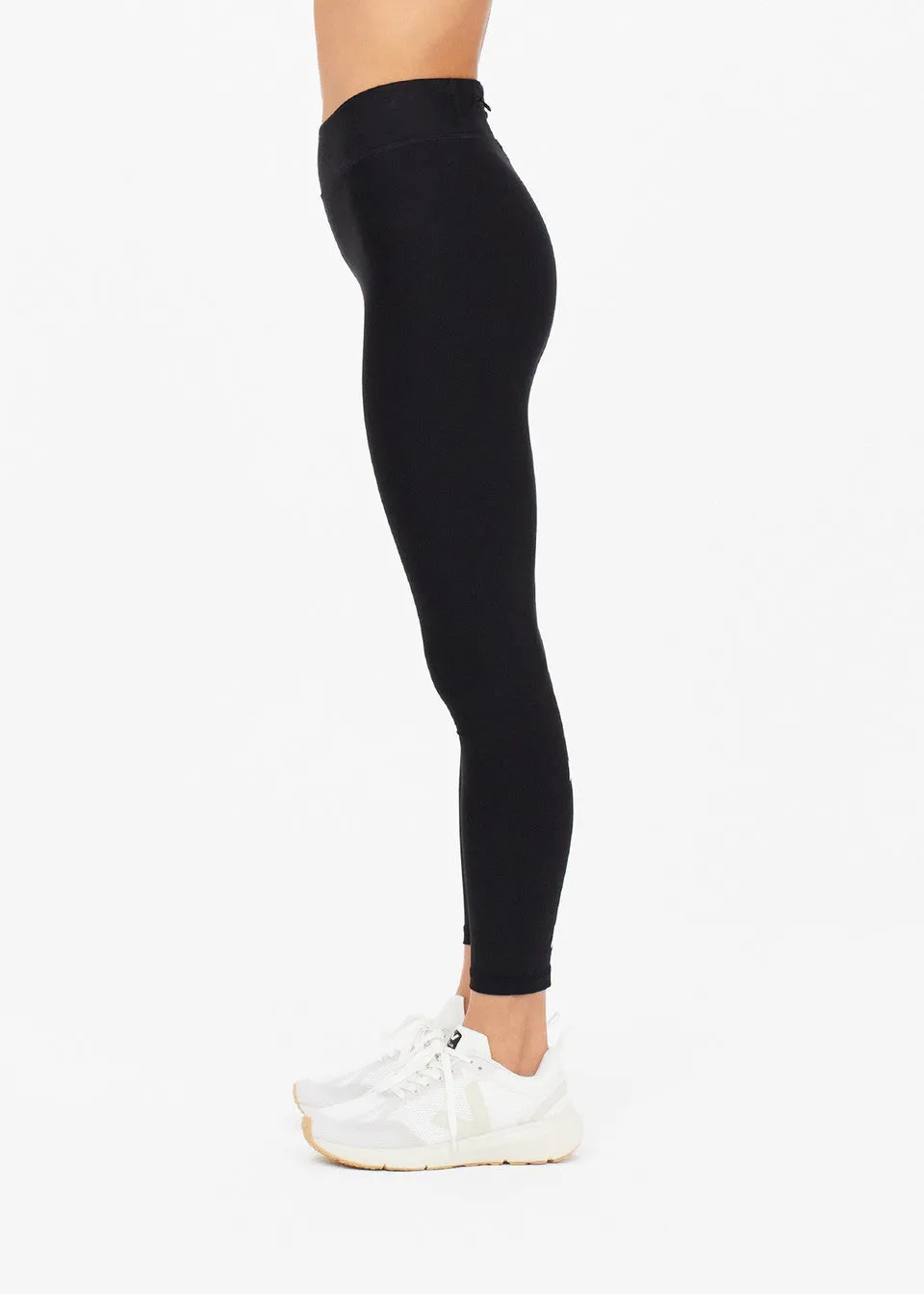 Matte Tech 25In Midi Pant | Black