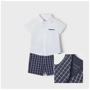 Mayoral Baby boys smart waistcoat outfit