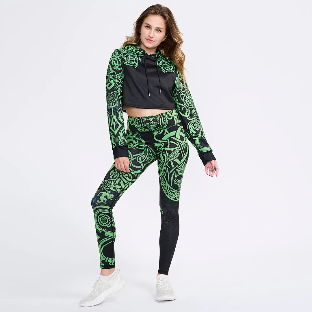 Medusa High Waisted Leggings - Snake Edition