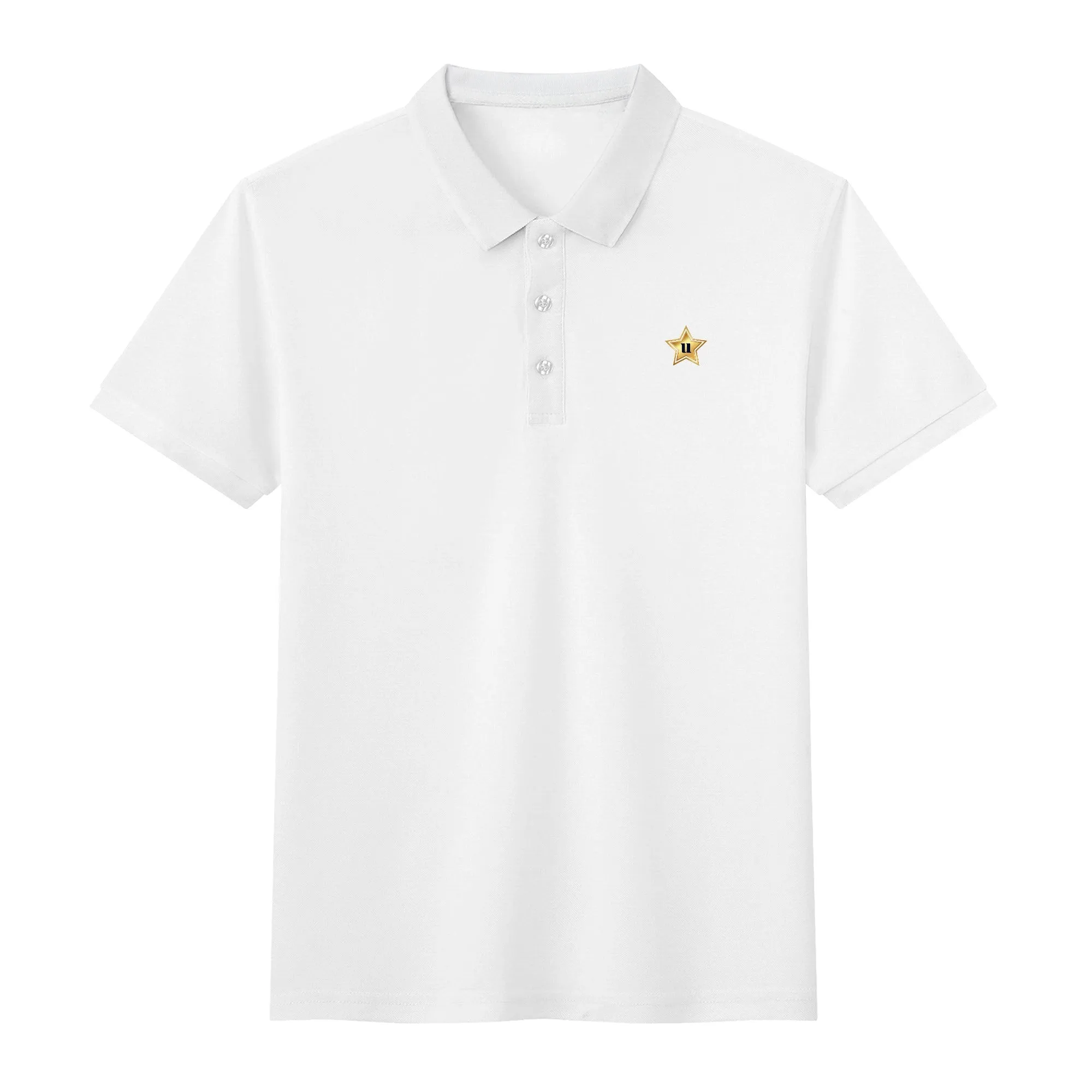 Men Half printed Cotton Polo Shirt