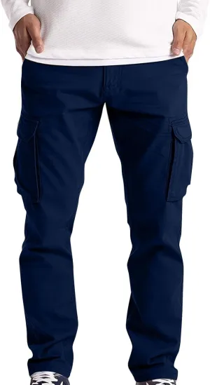 Men's Cargo Pants Sports Casual Jogging Trousers Lightweight Hiking Work Pants Outdoor Pant Men Casual