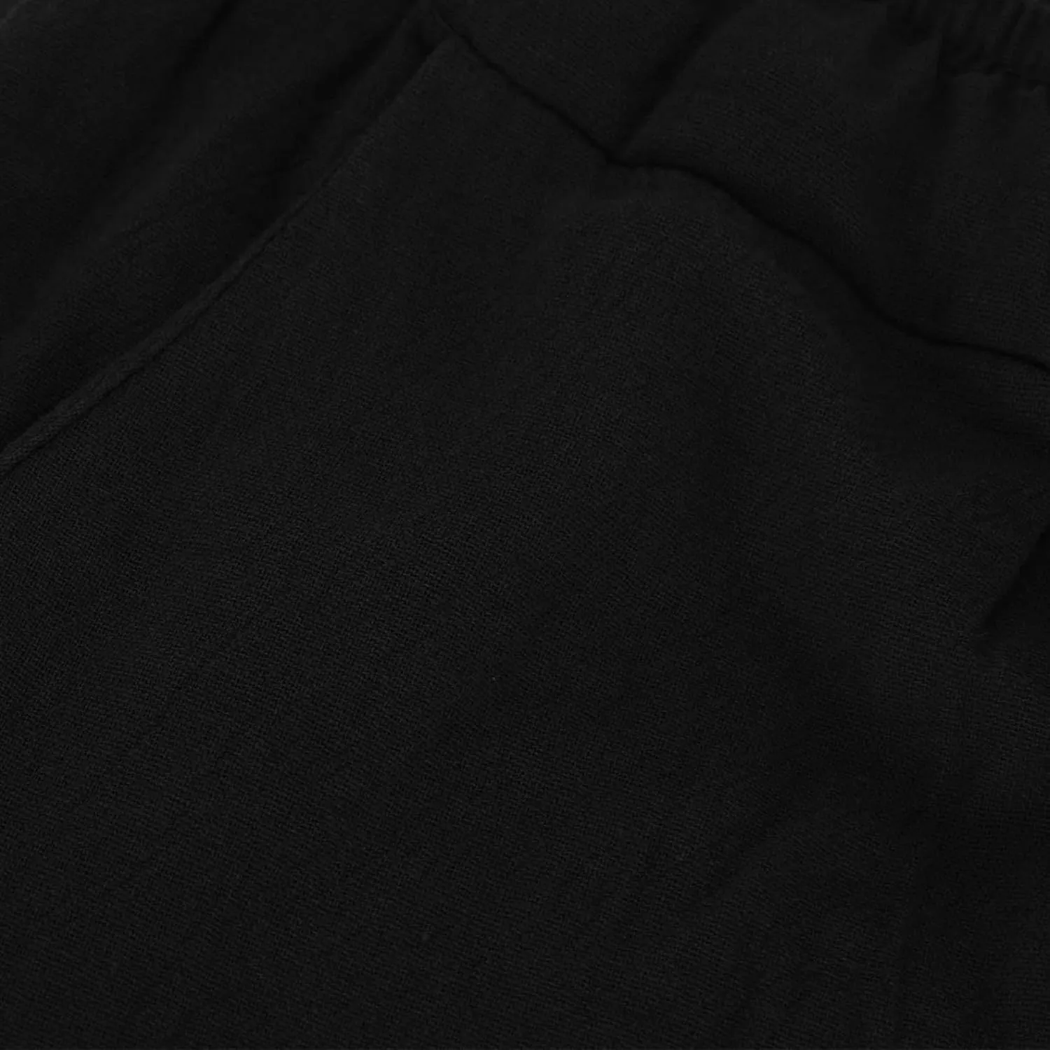 Mens Cotton Linen Trousers Casual Loose Solid Pants Summer Lightweight Drawstring Waist Pant Going Out Soft Clothes