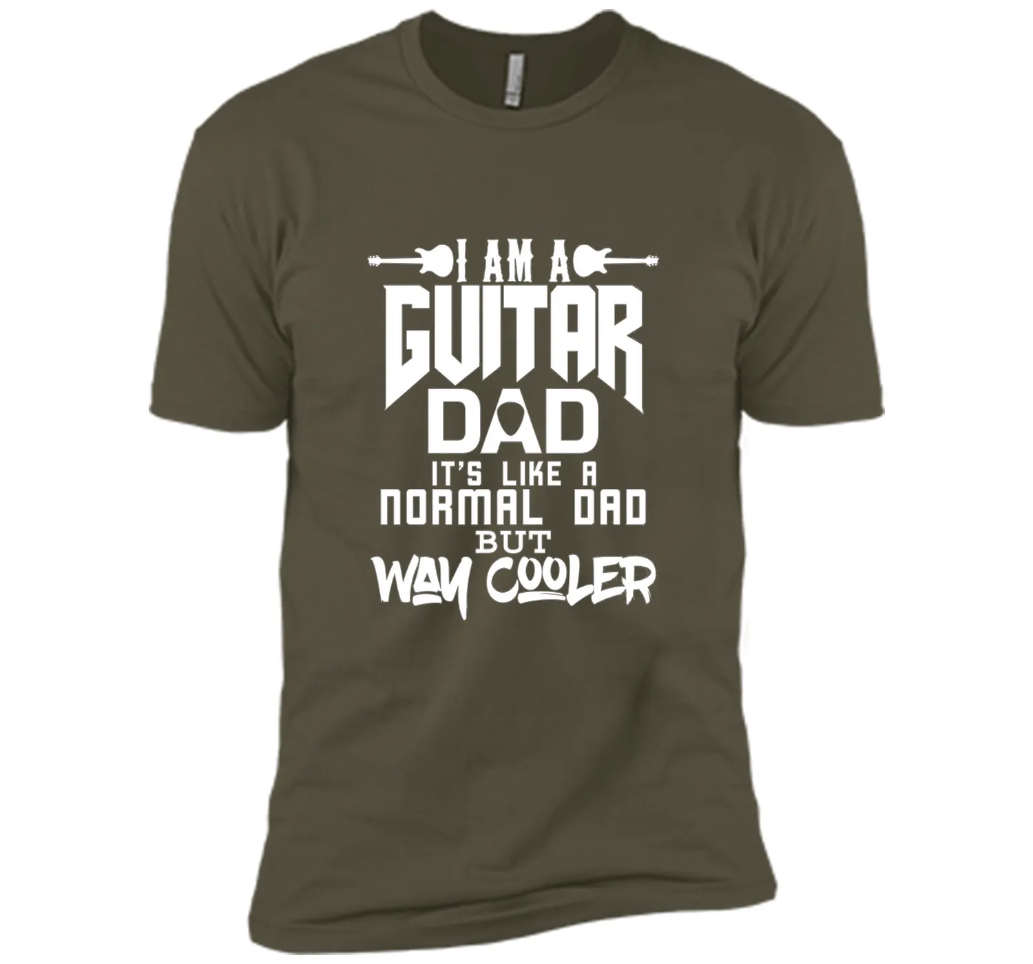 Men's FUNNY GUITAR DAD T-SHIRT Perfect Father's Day Gift