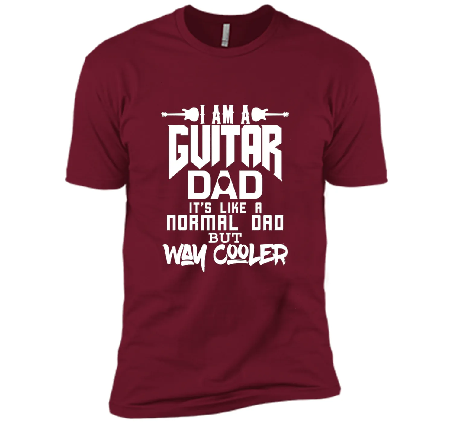 Men's FUNNY GUITAR DAD T-SHIRT Perfect Father's Day Gift
