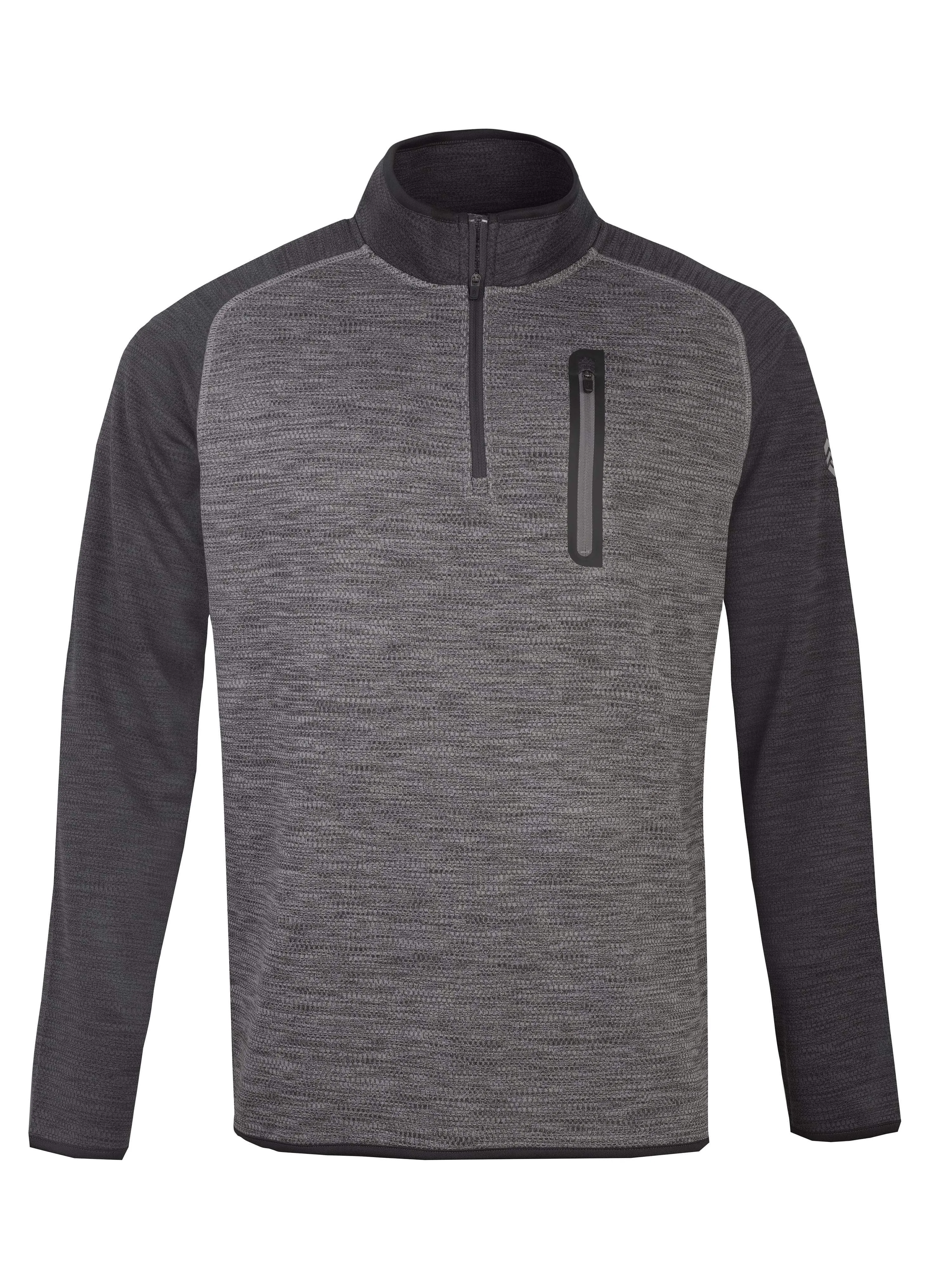 Men's Microtech Quarter Zip Melange Shirt