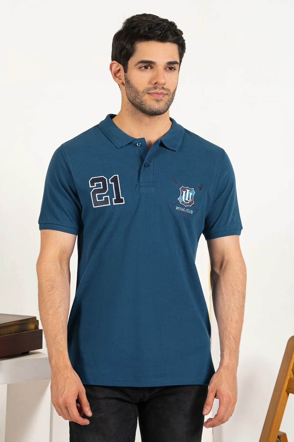 Mens "DAMLA"Summer Polo Short Sleeves T-Shirt