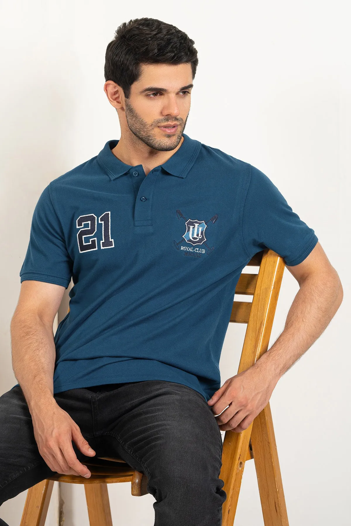 Mens "DAMLA"Summer Polo Short Sleeves T-Shirt