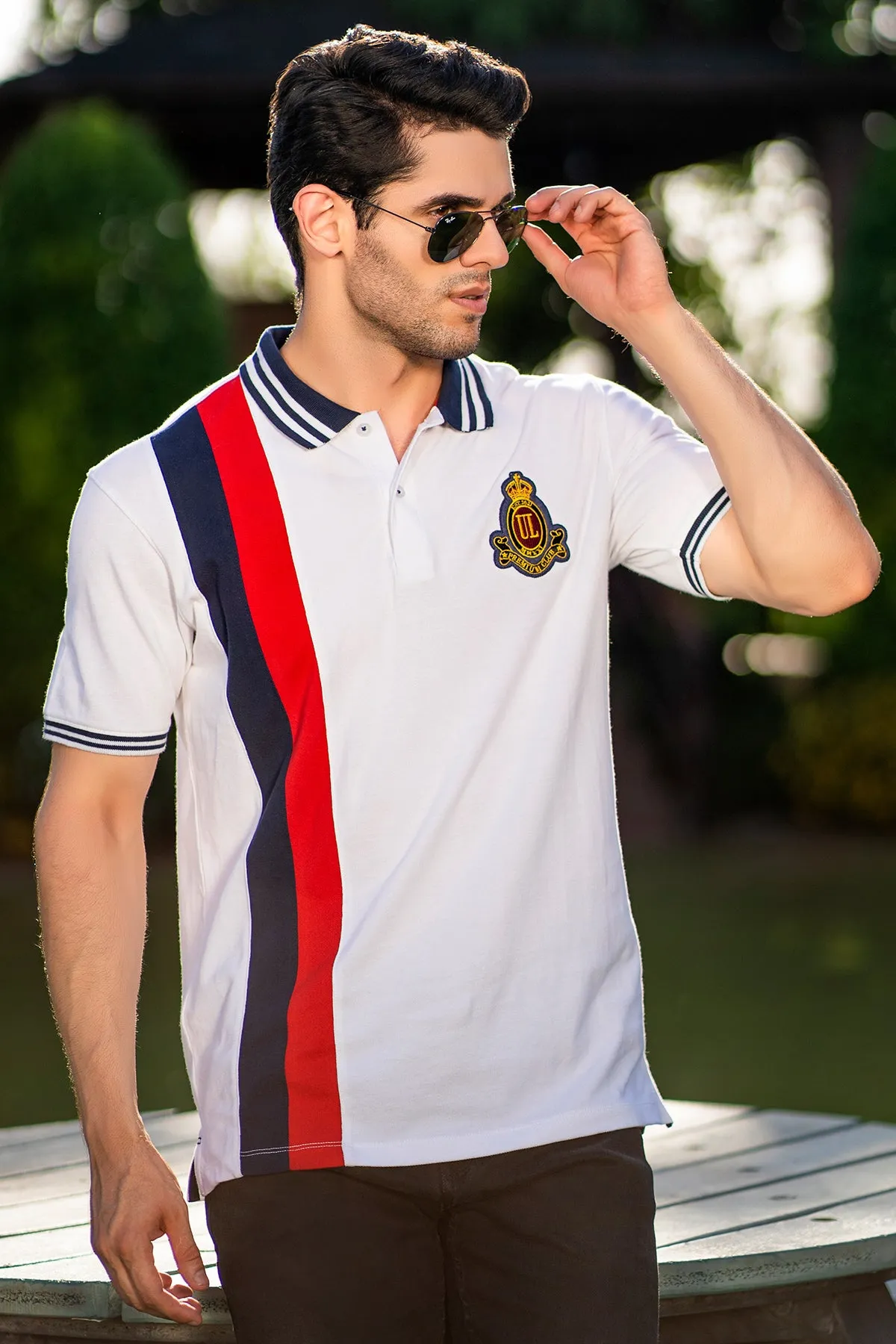 Mens "VARICK" Summer Polo Short Sleeves T-Shirt