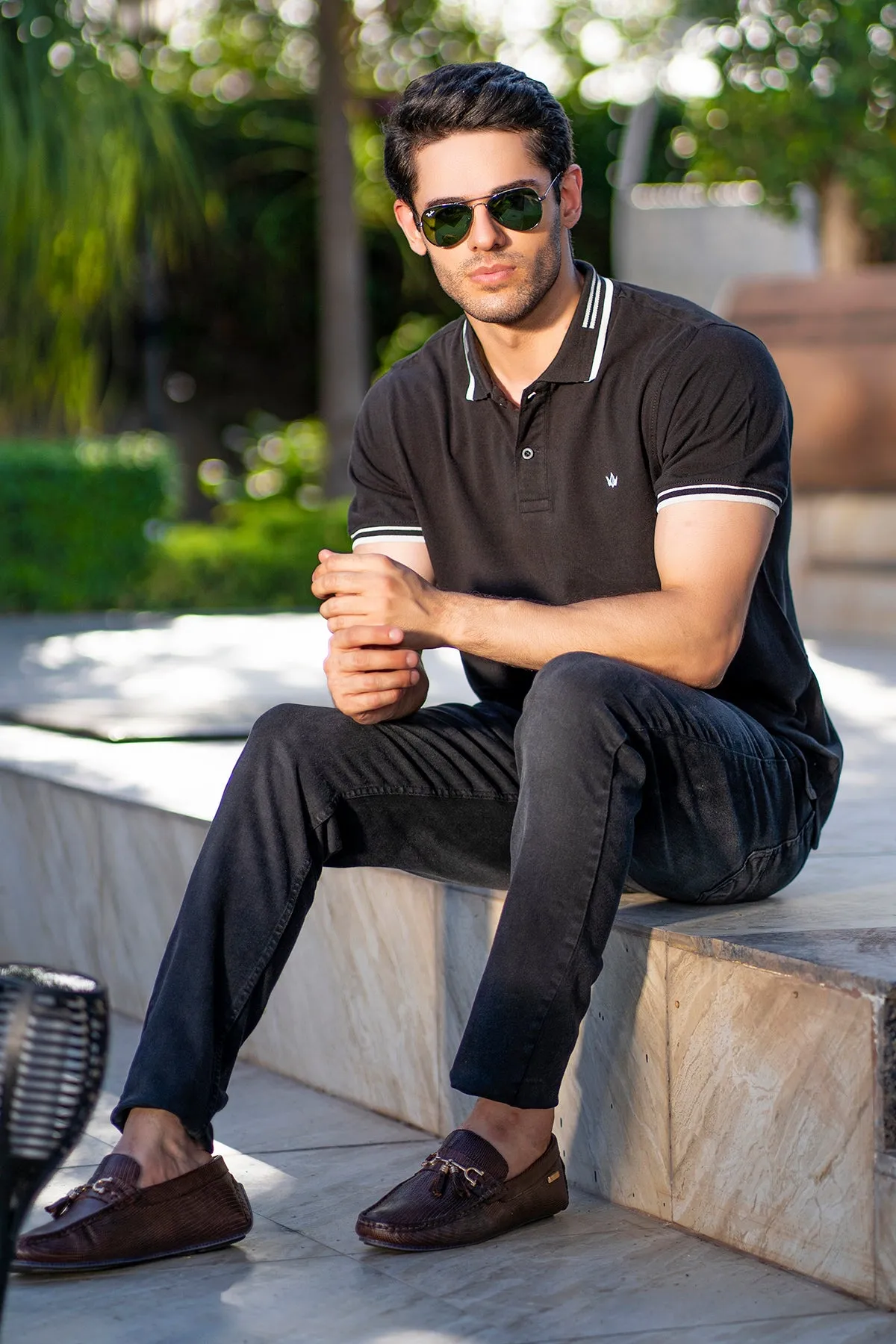 Mens "YAZ" Summer Polo Short Sleeves T-Shirt