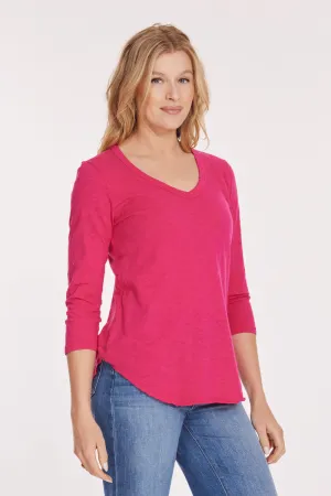 Mododoc 3Q Sleeve V Neck Tee