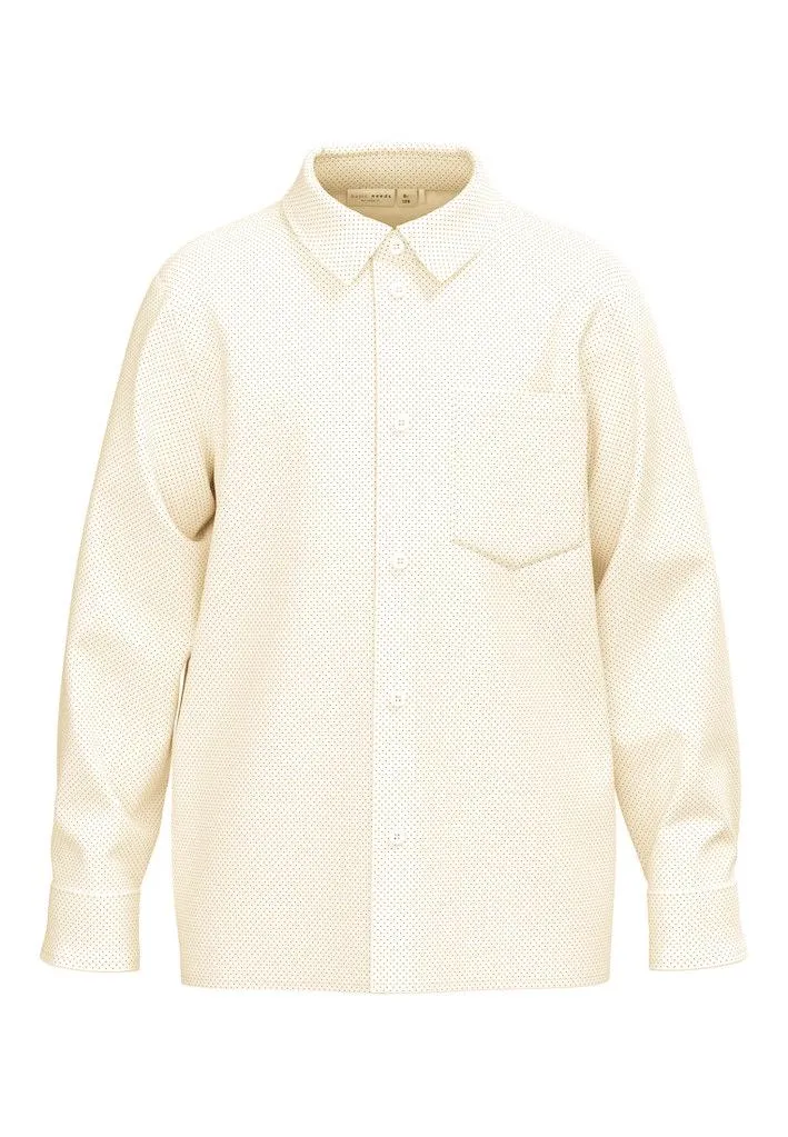 Name It Boys Pin Dot Off White Shirt