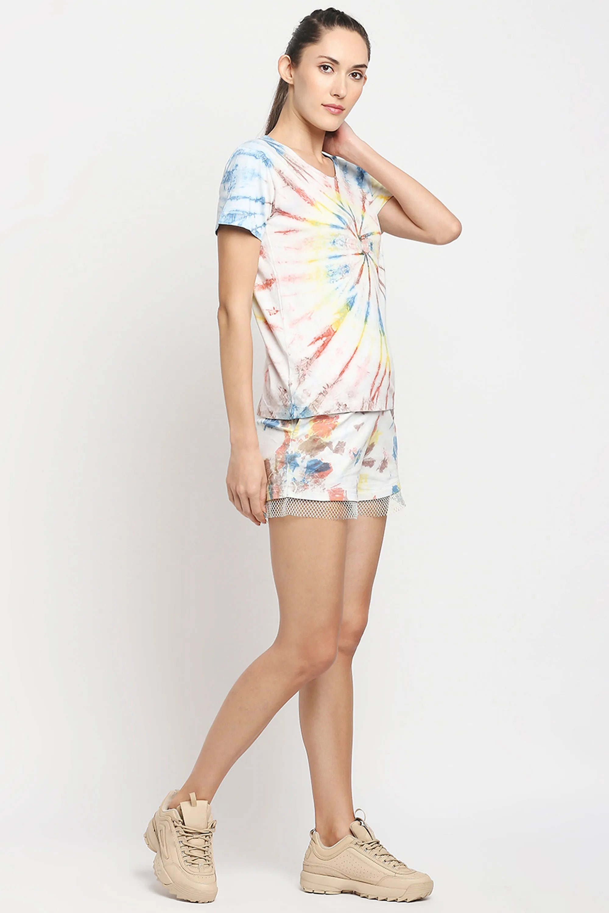 Netted shorts   comfort tee