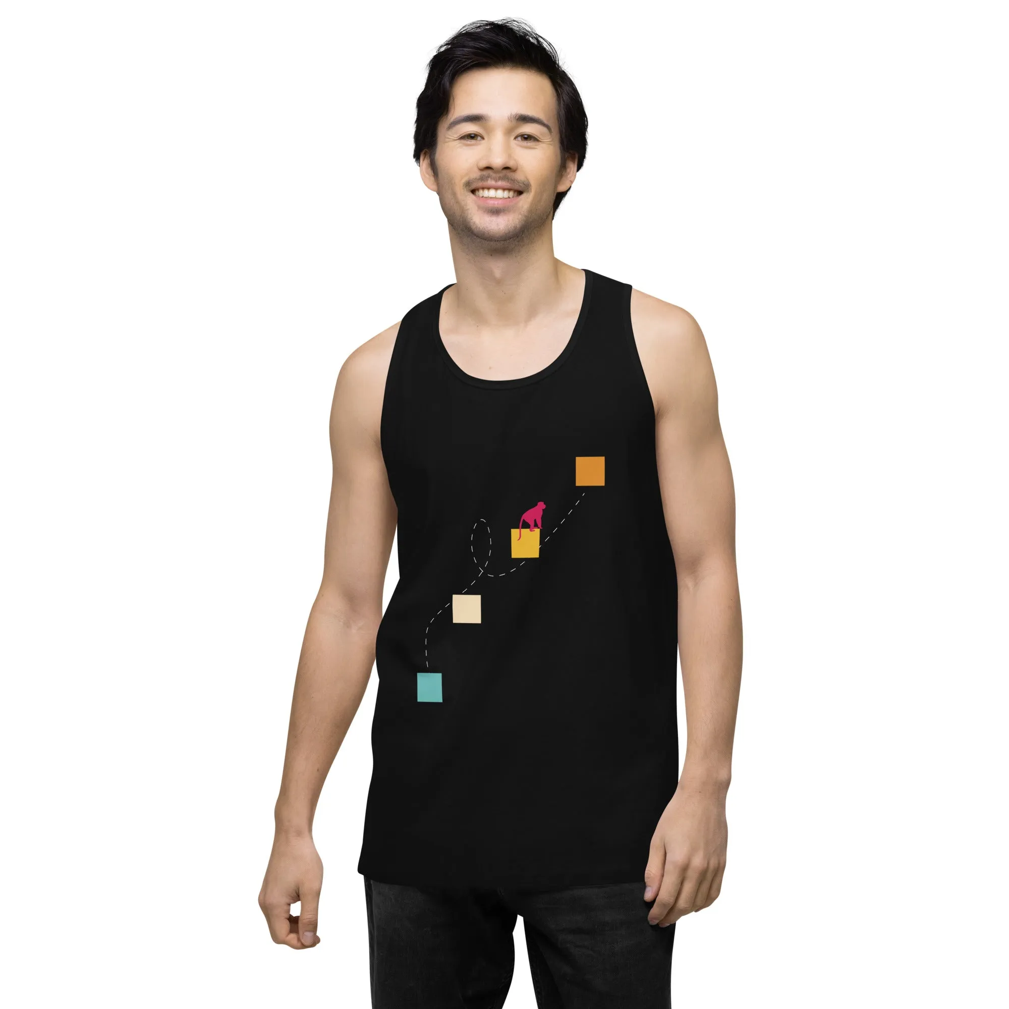 NEVER GIVE UP Premium Tank Top