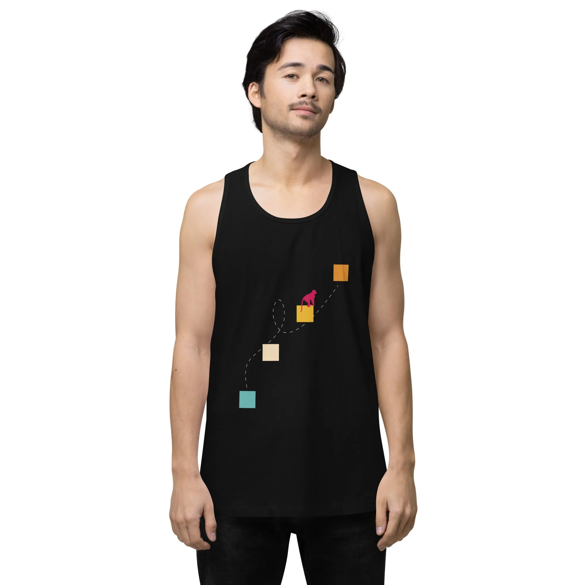 NEVER GIVE UP Premium Tank Top