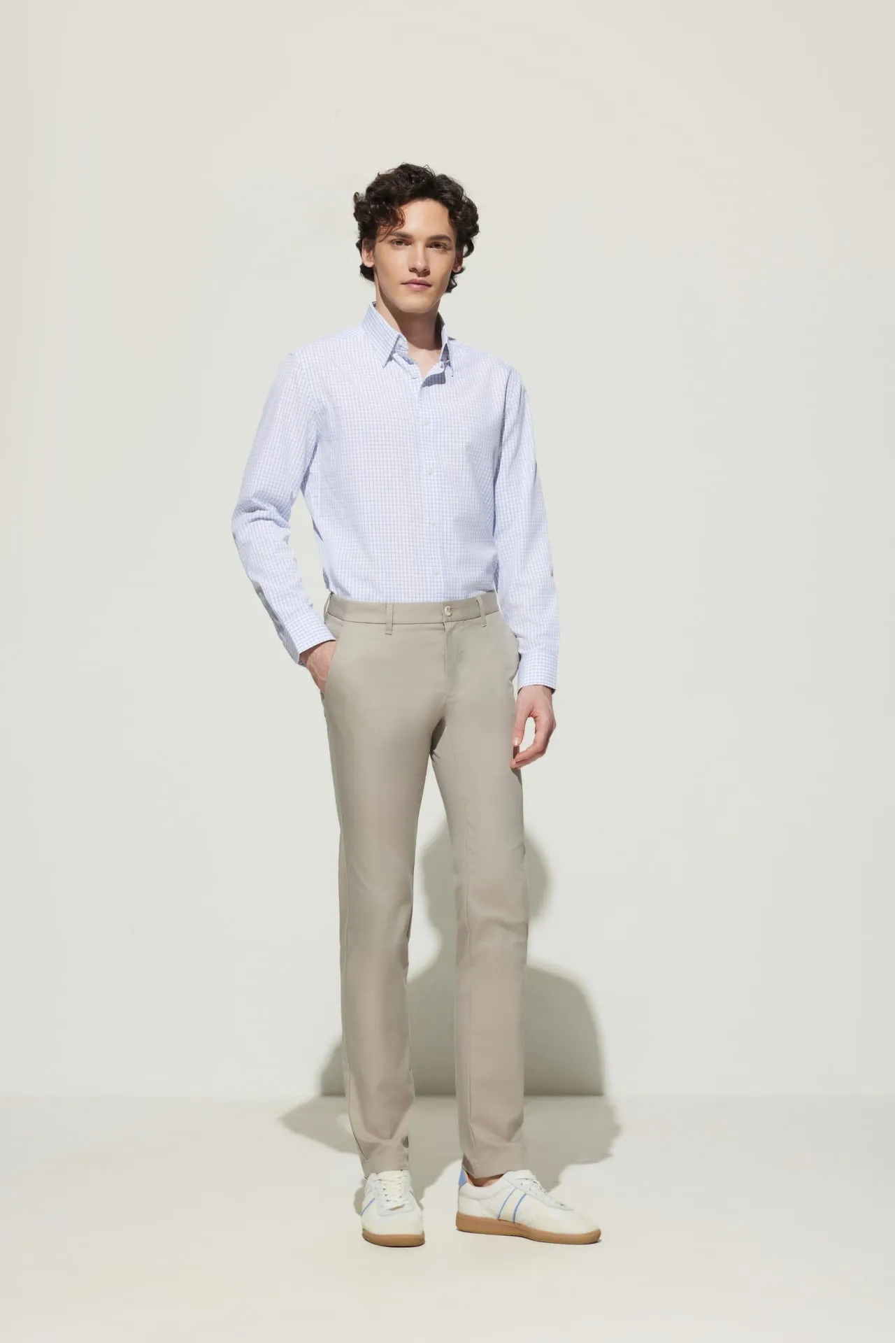 Non-Iron Dry Smart Fit Check Shirt