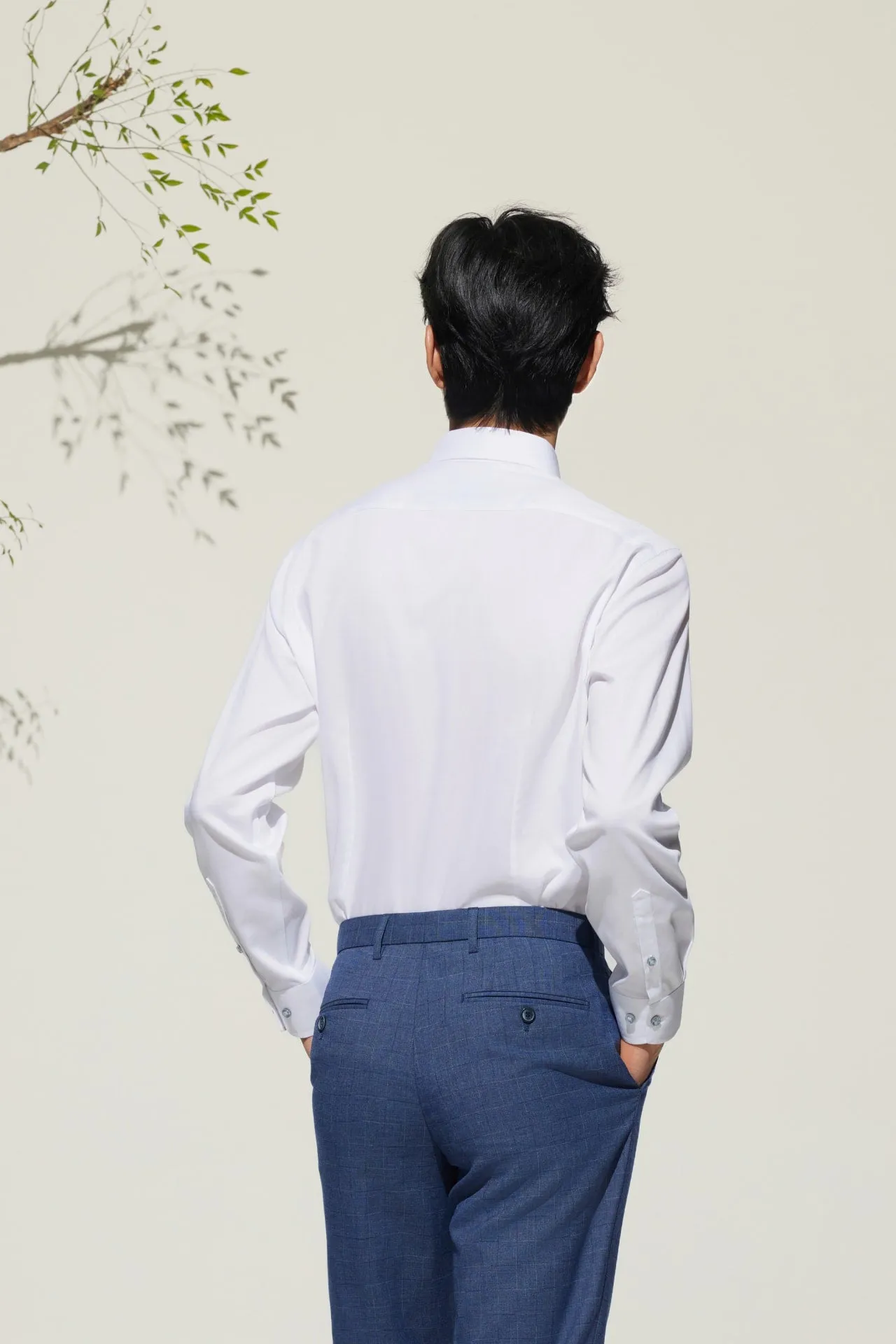 Non-Iron Super Soft Smart Fit Fine Twill Shirt with Design Detail