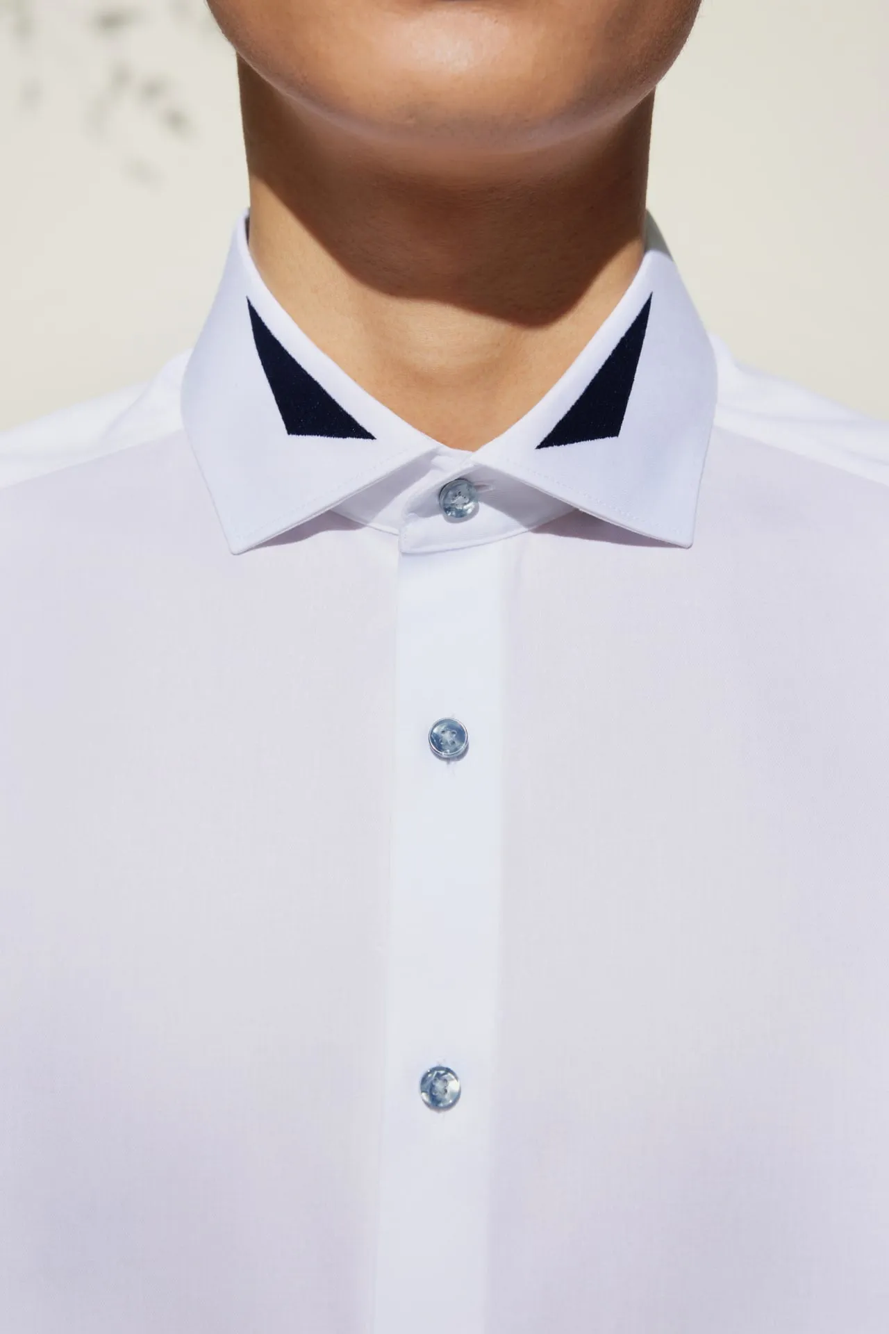 Non-Iron Super Soft Smart Fit Fine Twill Shirt with Design Detail