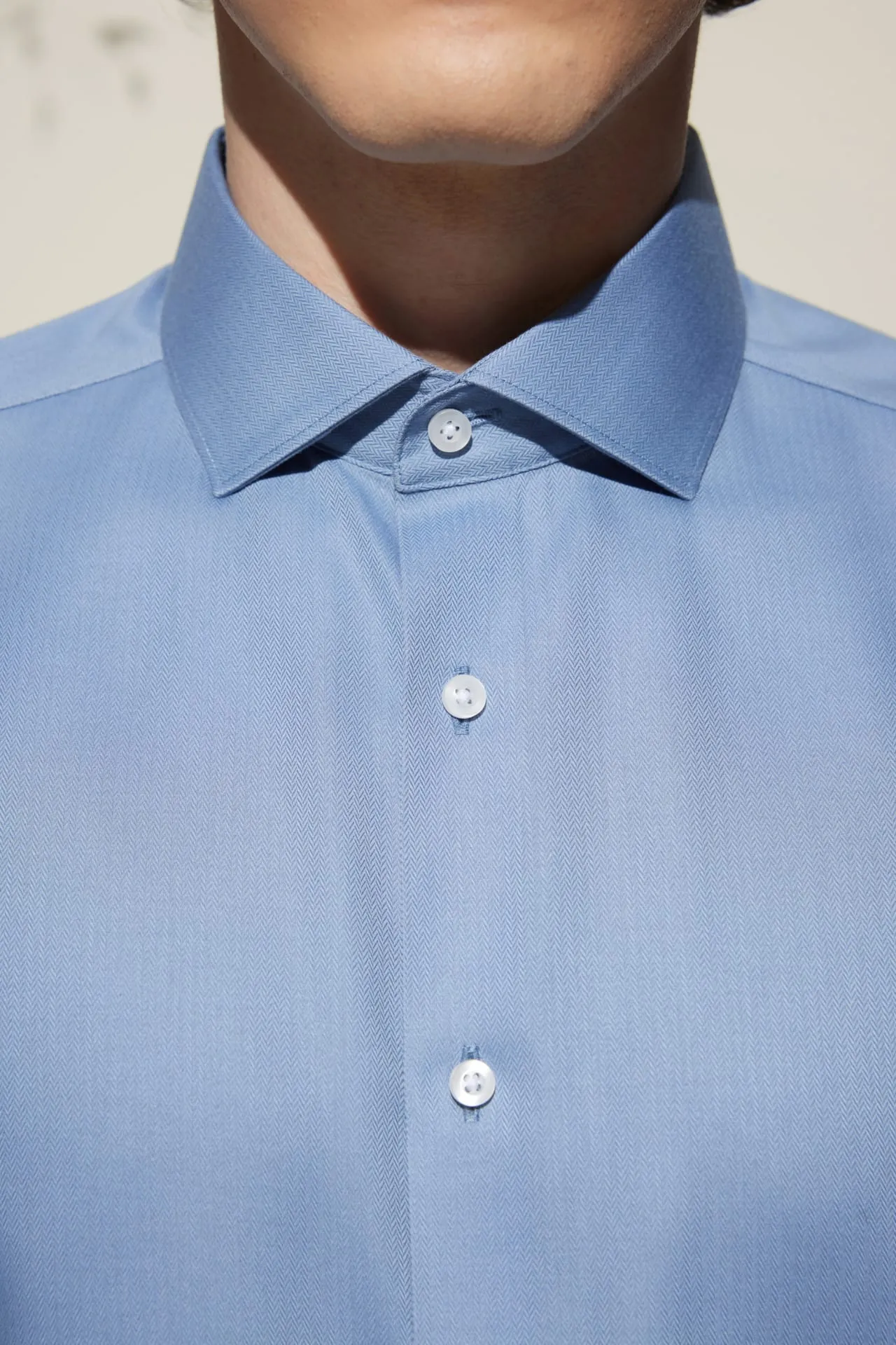 Non-Iron Super Soft Smart Fit Herringbone Shirt