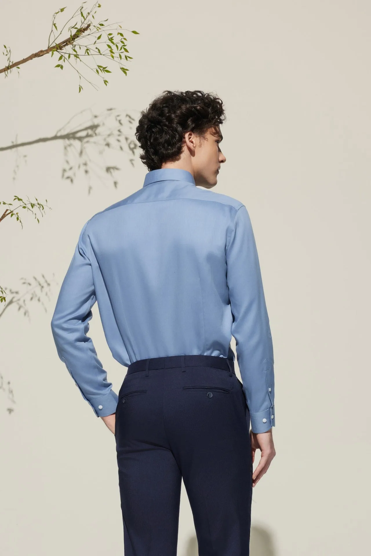 Non-Iron Super Soft Smart Fit Herringbone Shirt