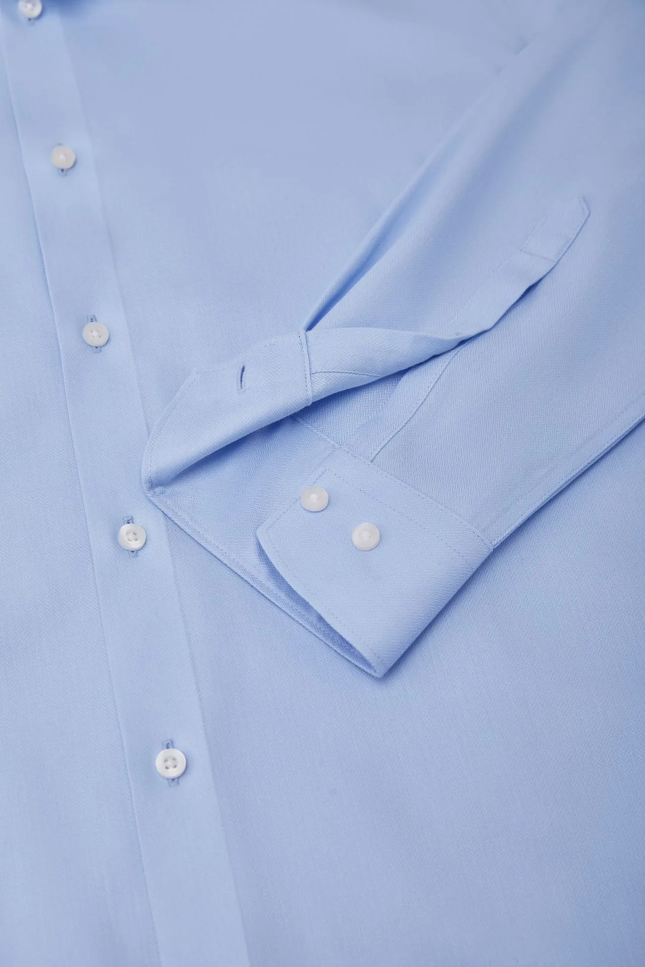 Non-Iron Super Soft Smart Fit Herringbone Shirt
