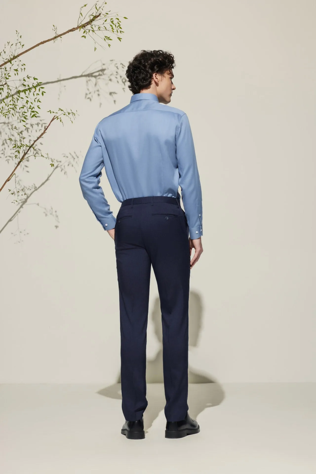 Non-Iron Super Soft Smart Fit Herringbone Shirt