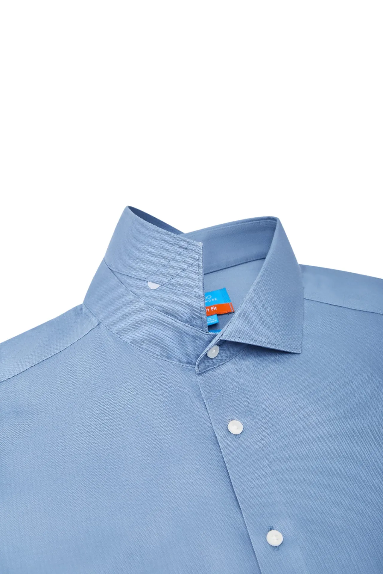 Non-Iron Super Soft Smart Fit Herringbone Shirt