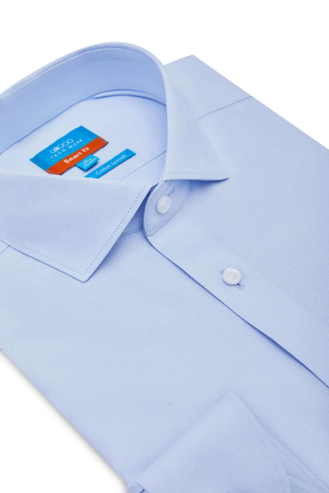Non-Iron Super Soft Smart Fit Herringbone Shirt