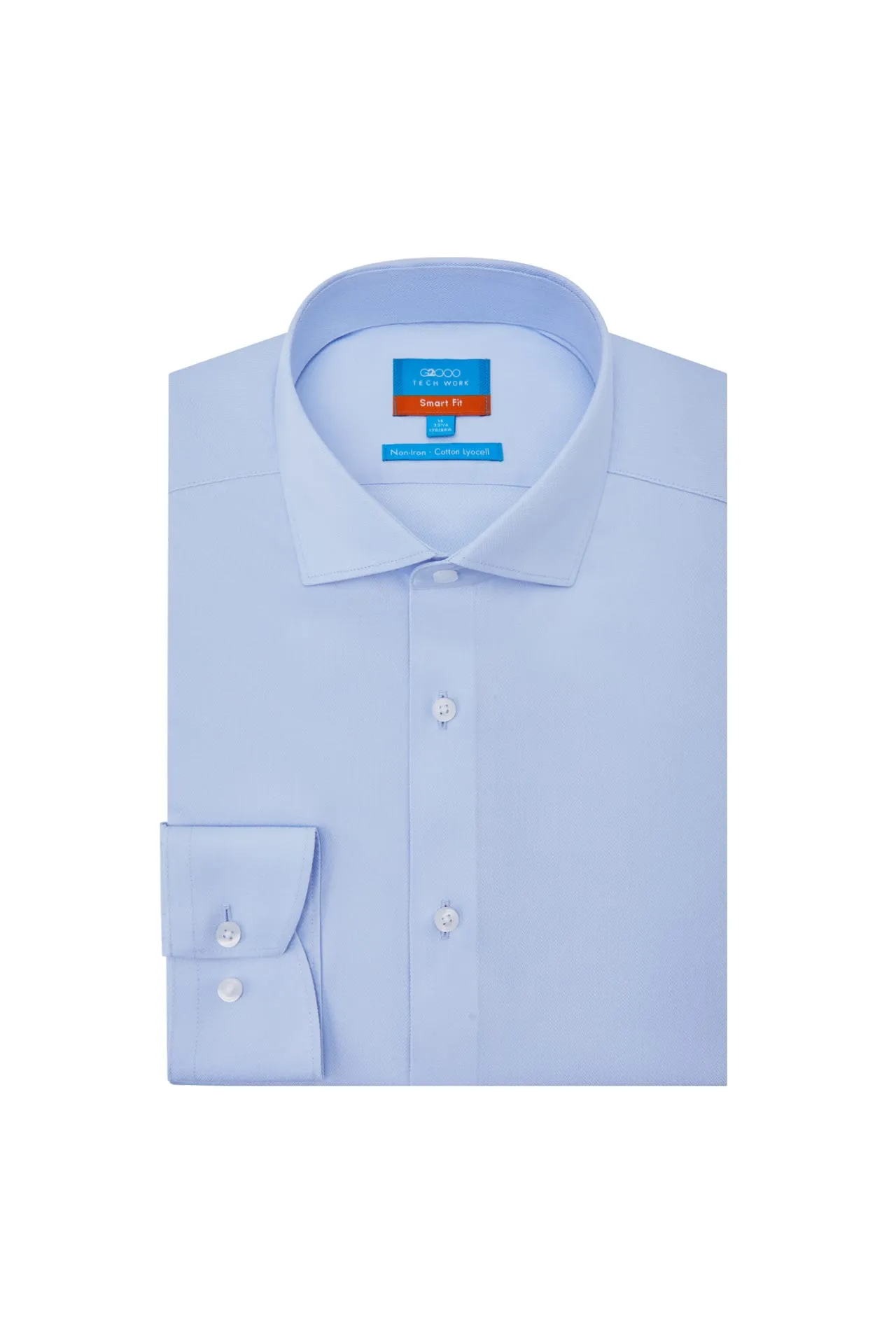 Non-Iron Super Soft Smart Fit Herringbone Shirt