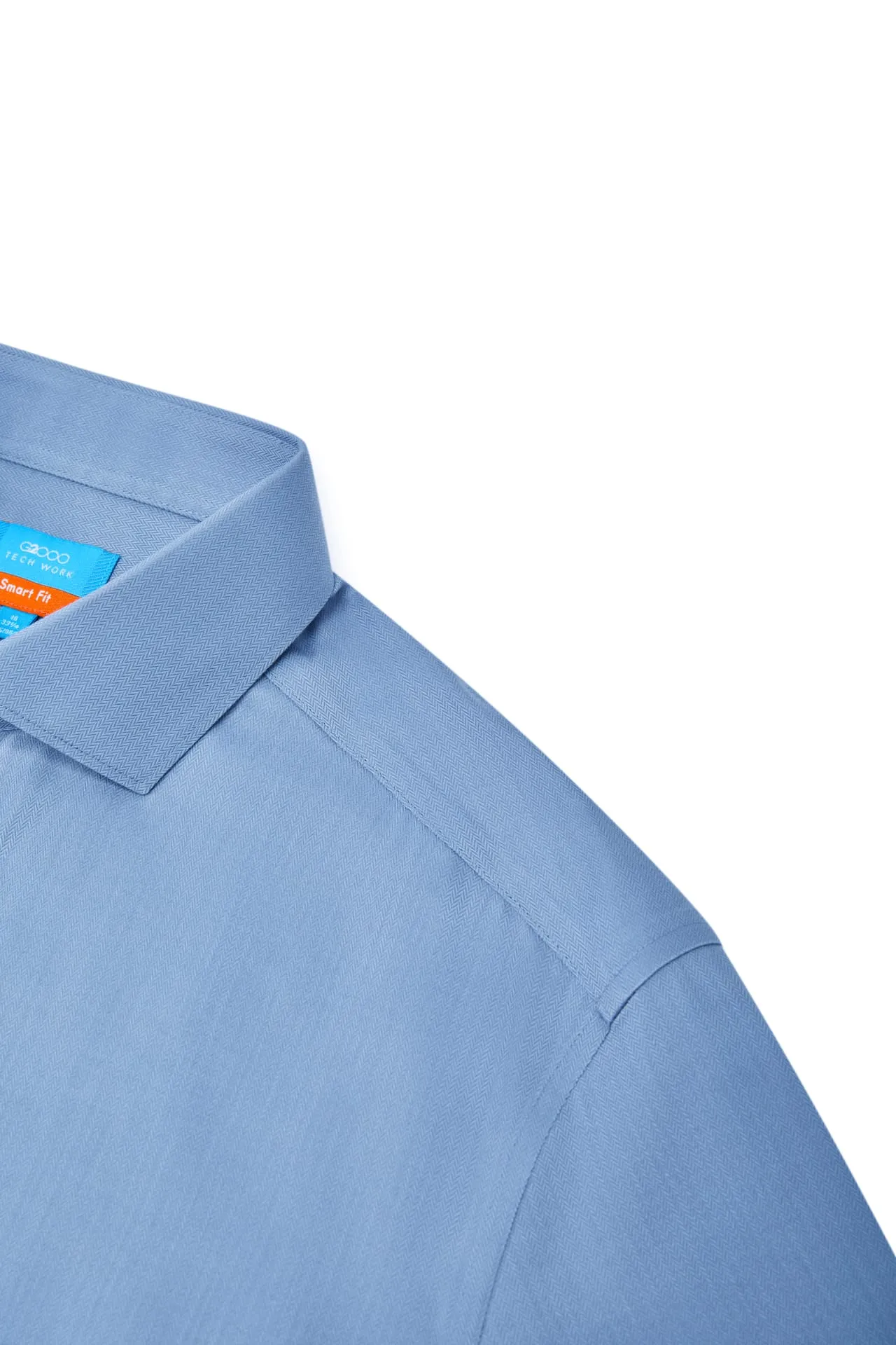 Non-Iron Super Soft Smart Fit Herringbone Shirt