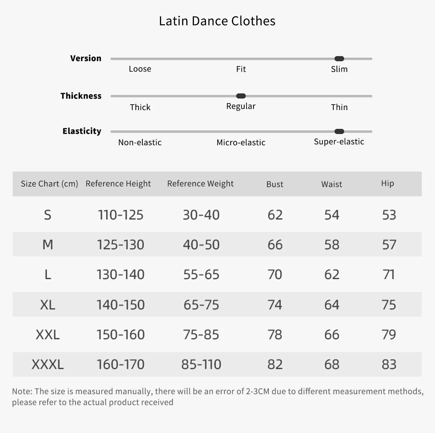 One-shoulder Sleeveless Backless Training Clothes Latin Dance Dress