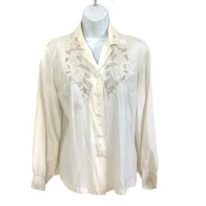 Peony Romantic Silk Blouse