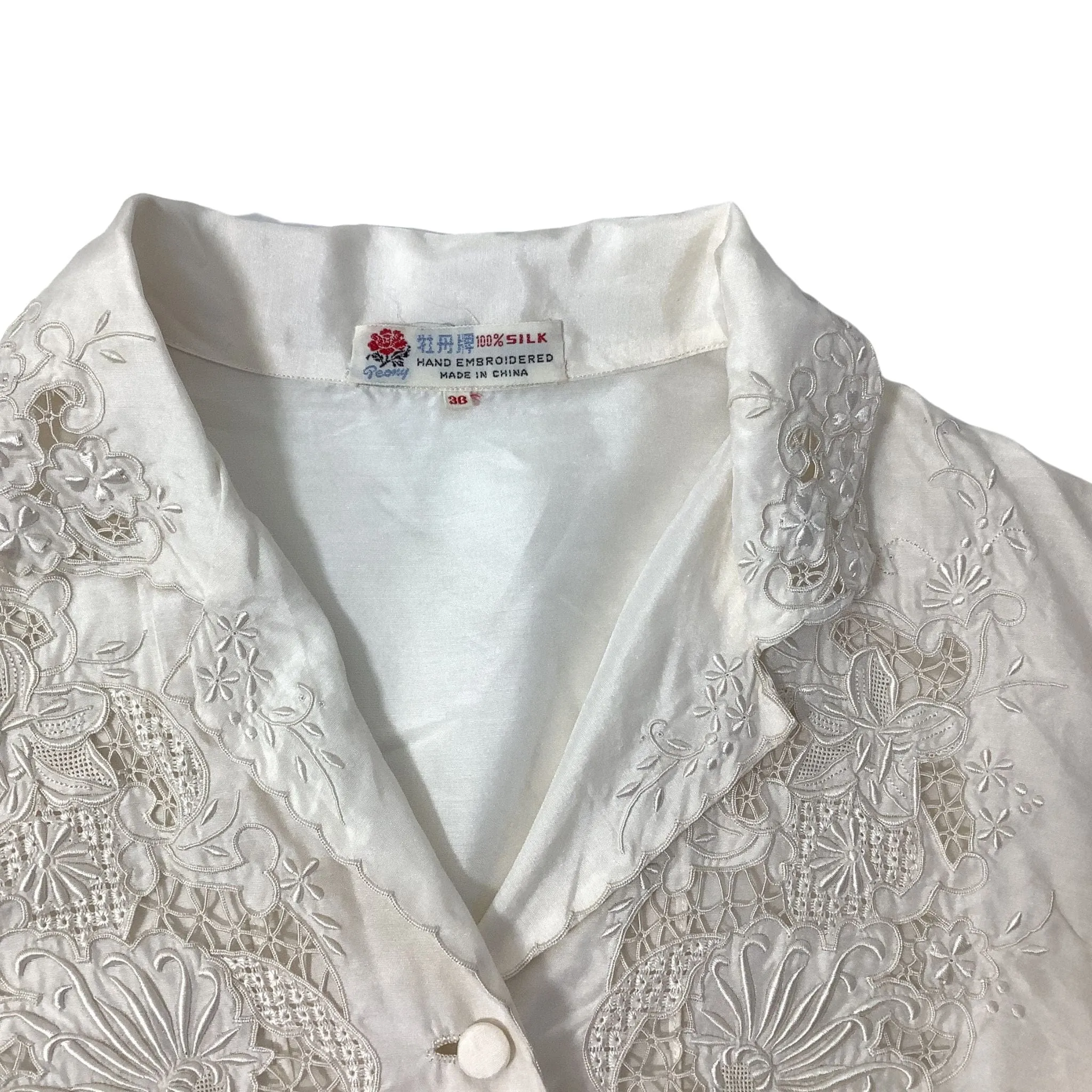 Peony Romantic Silk Blouse