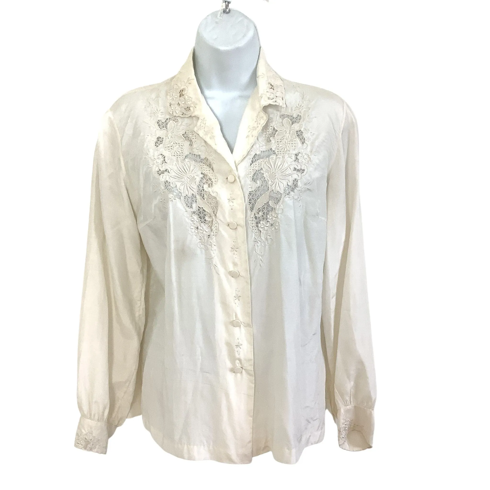 Peony Romantic Silk Blouse
