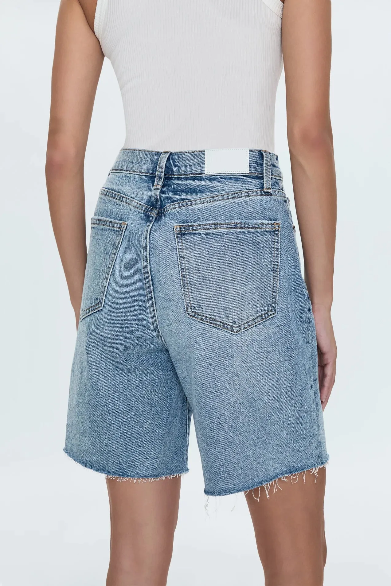 Pistola Kaylee High Rise Pinched Loose Straight Short