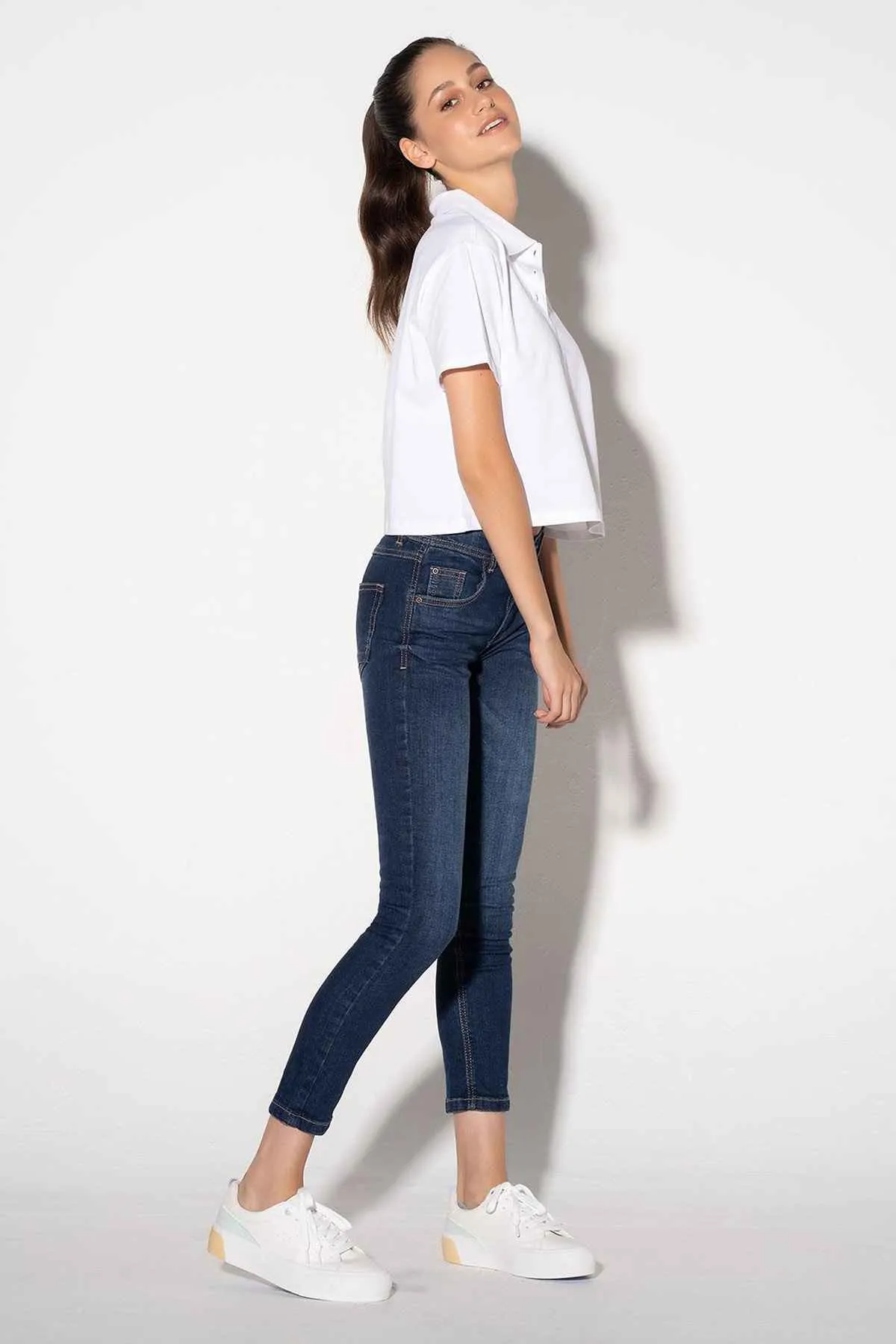 Polo T-Shirt For Women - White