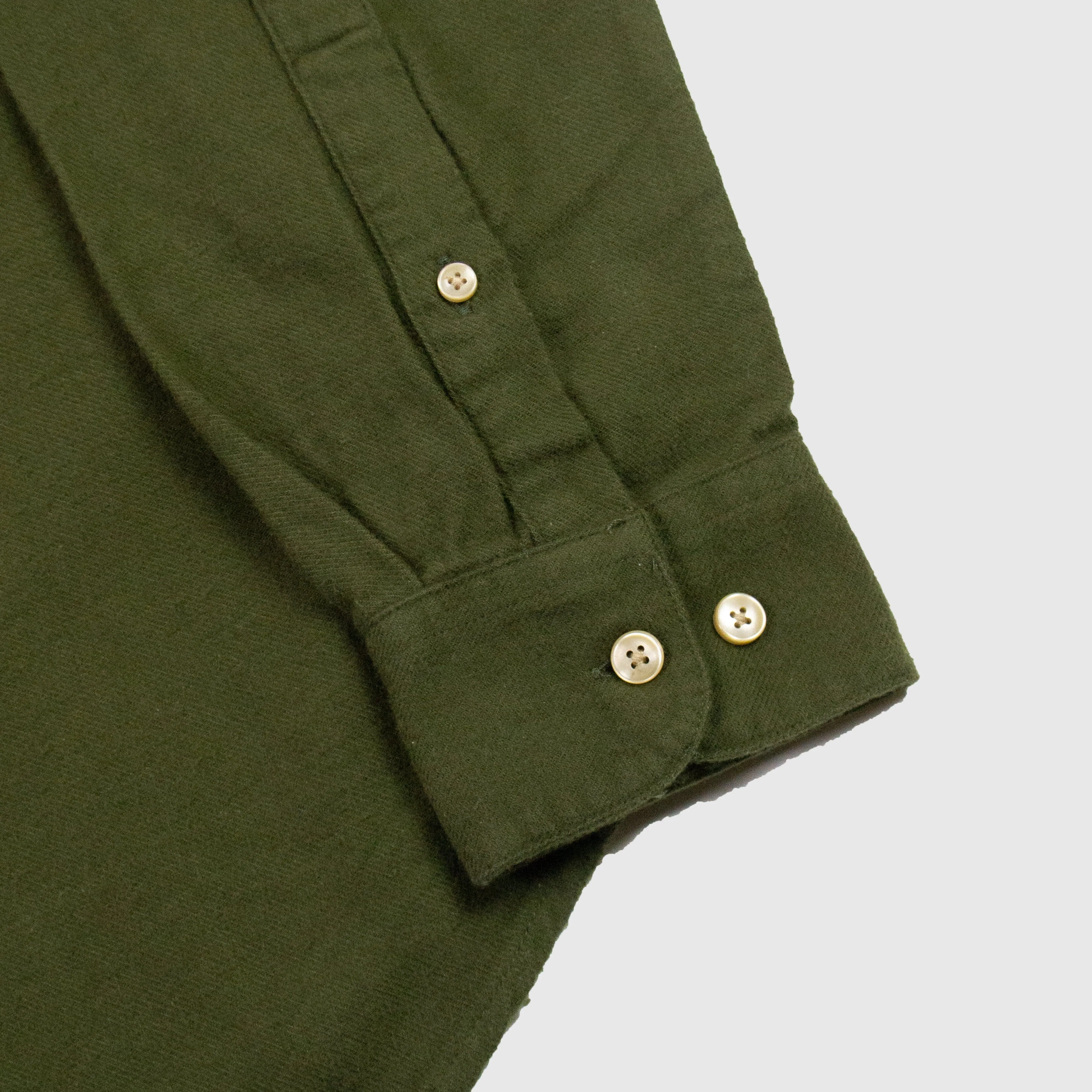 Portuguese Flannel Teca Shirt - Olive