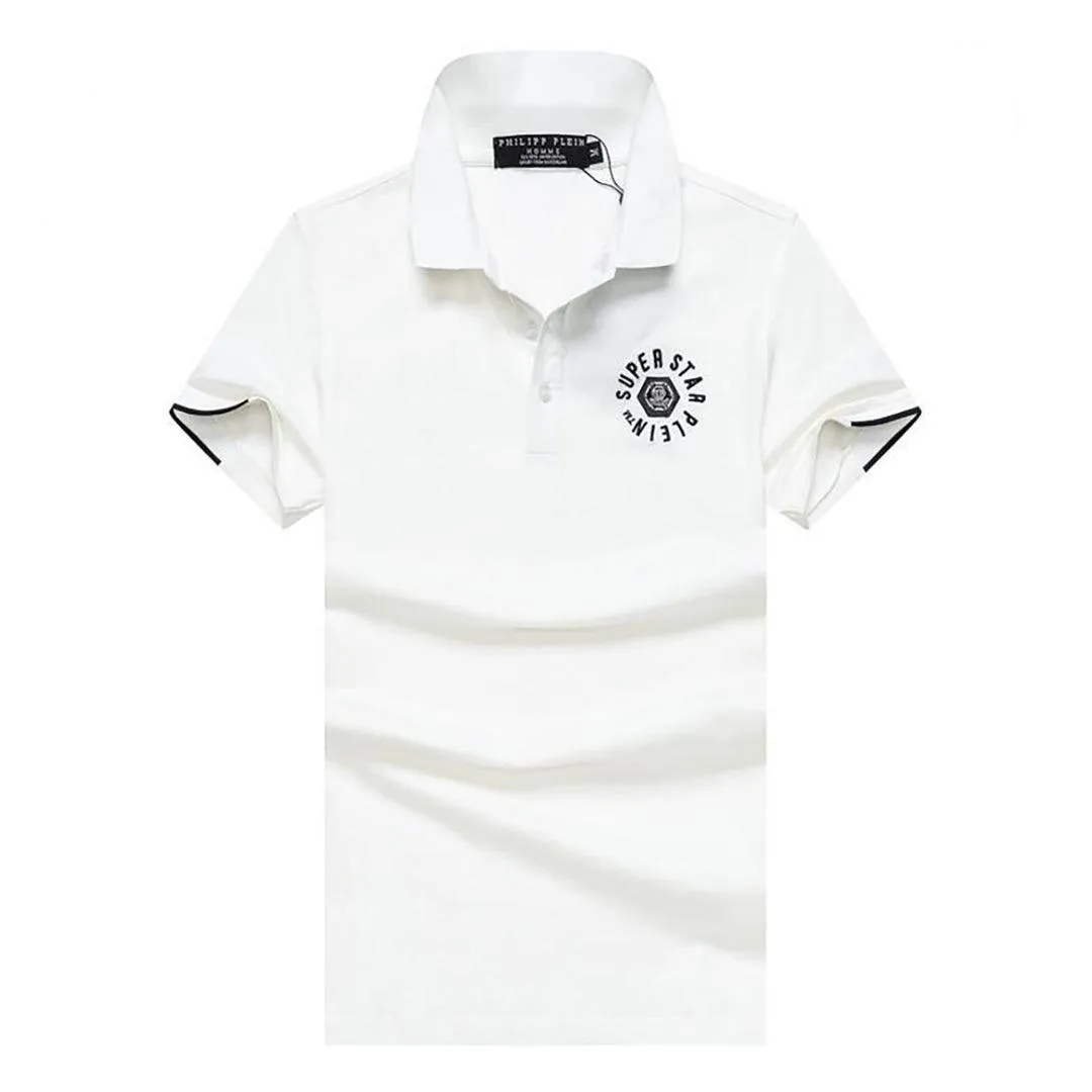 PP White Royal Luxury Cotton Polo