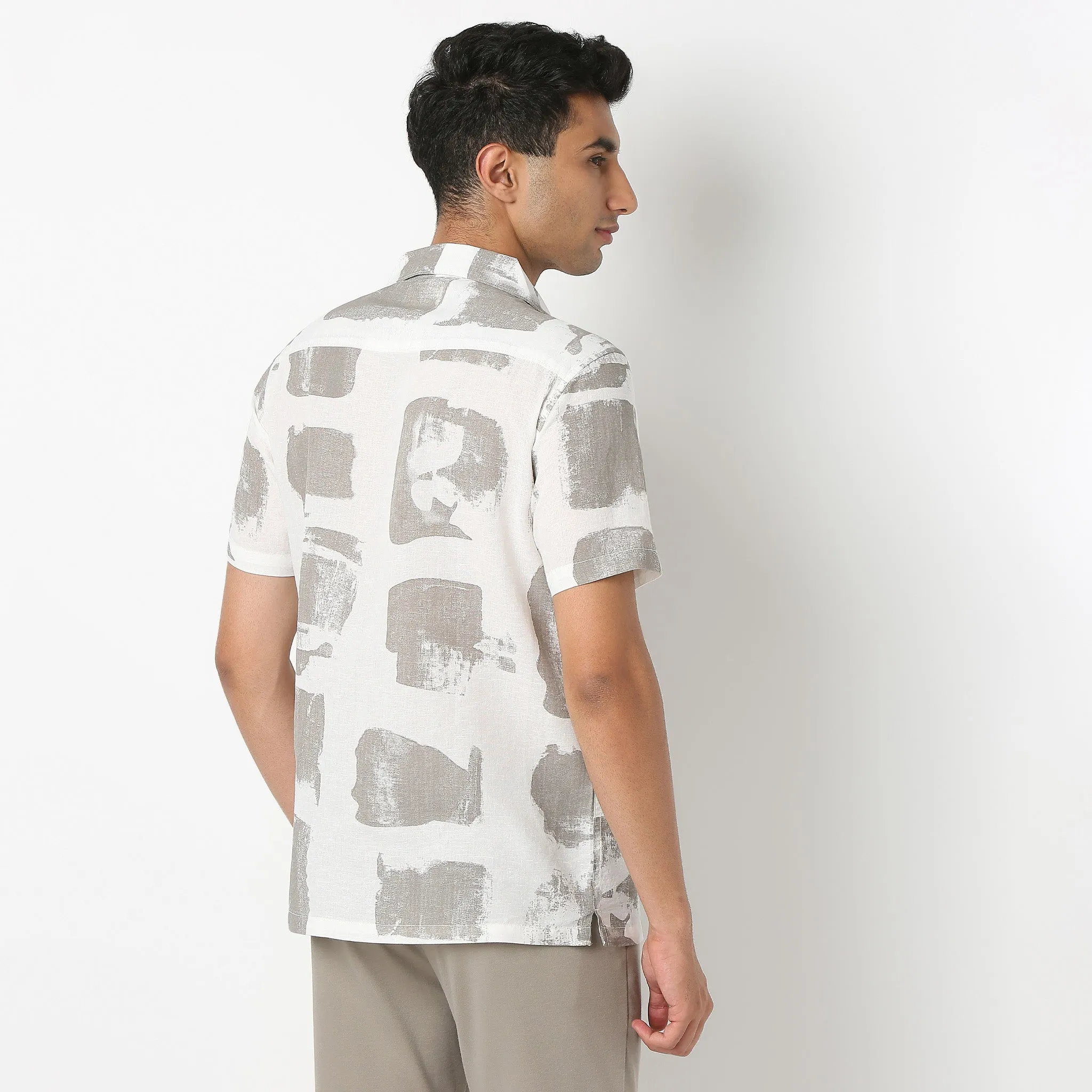 Printed Half Sleeve Casual Shirt