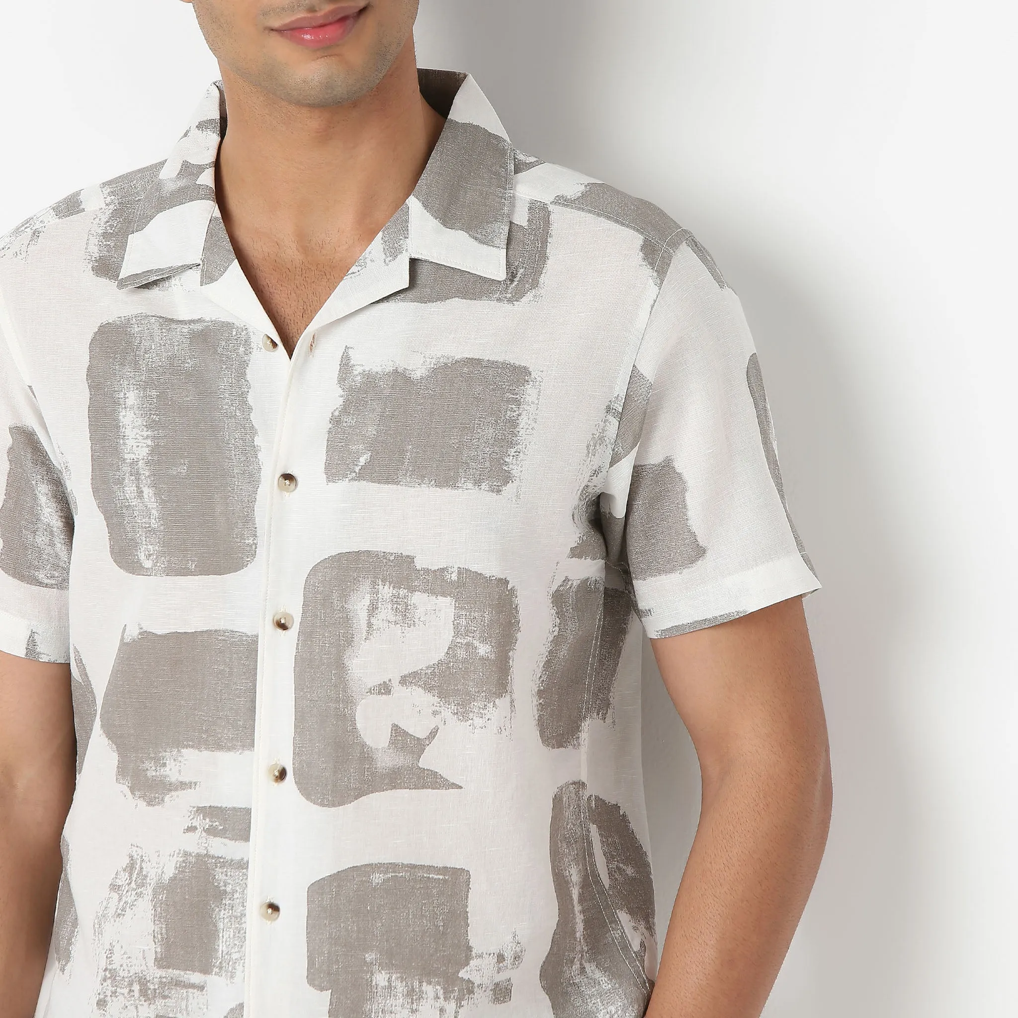 Printed Half Sleeve Casual Shirt