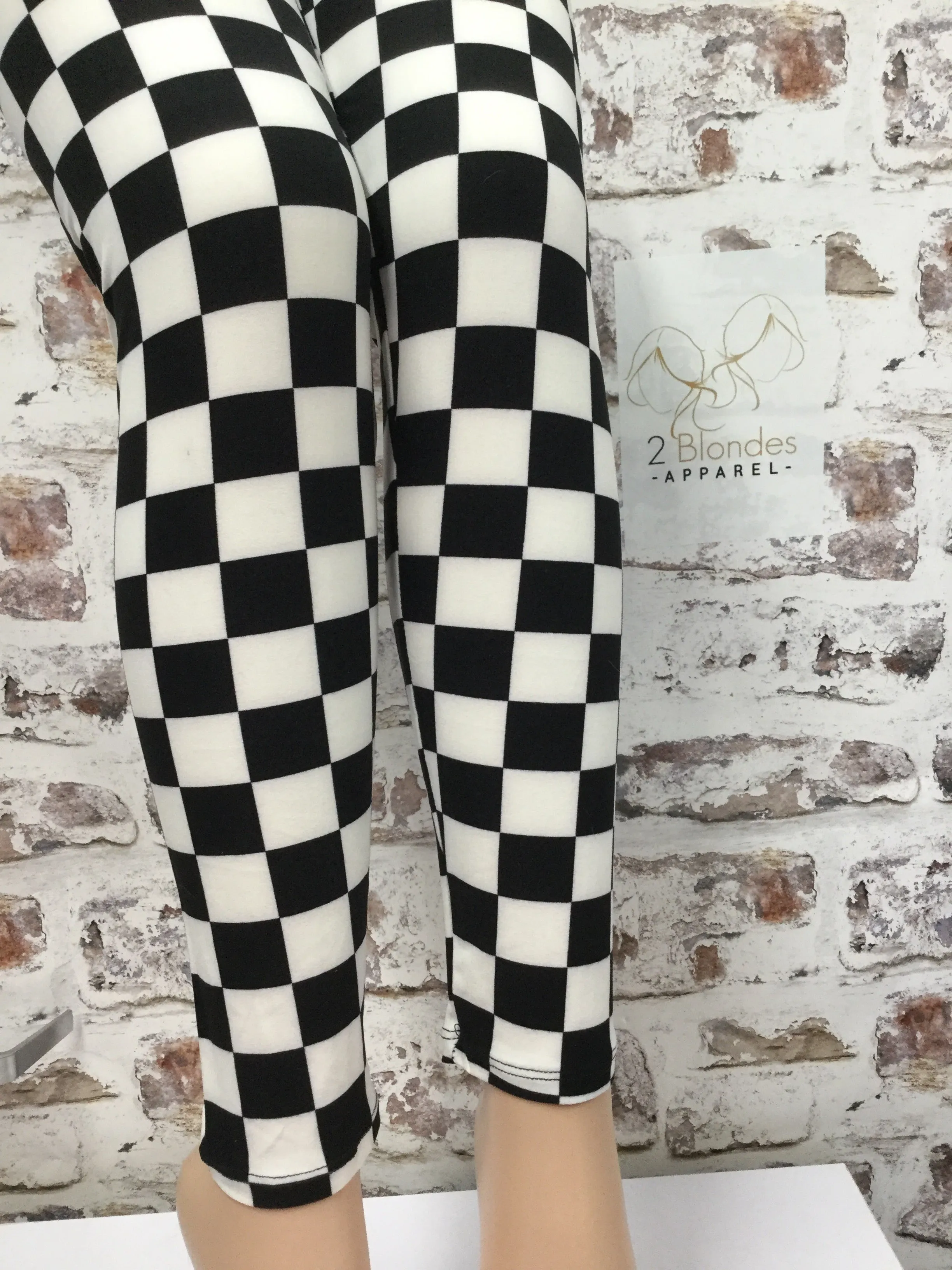 Printed Leggings "Off To The Races"