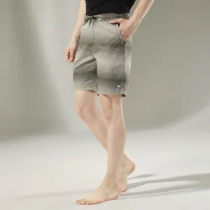 Printed Olive Comfort Shorts
