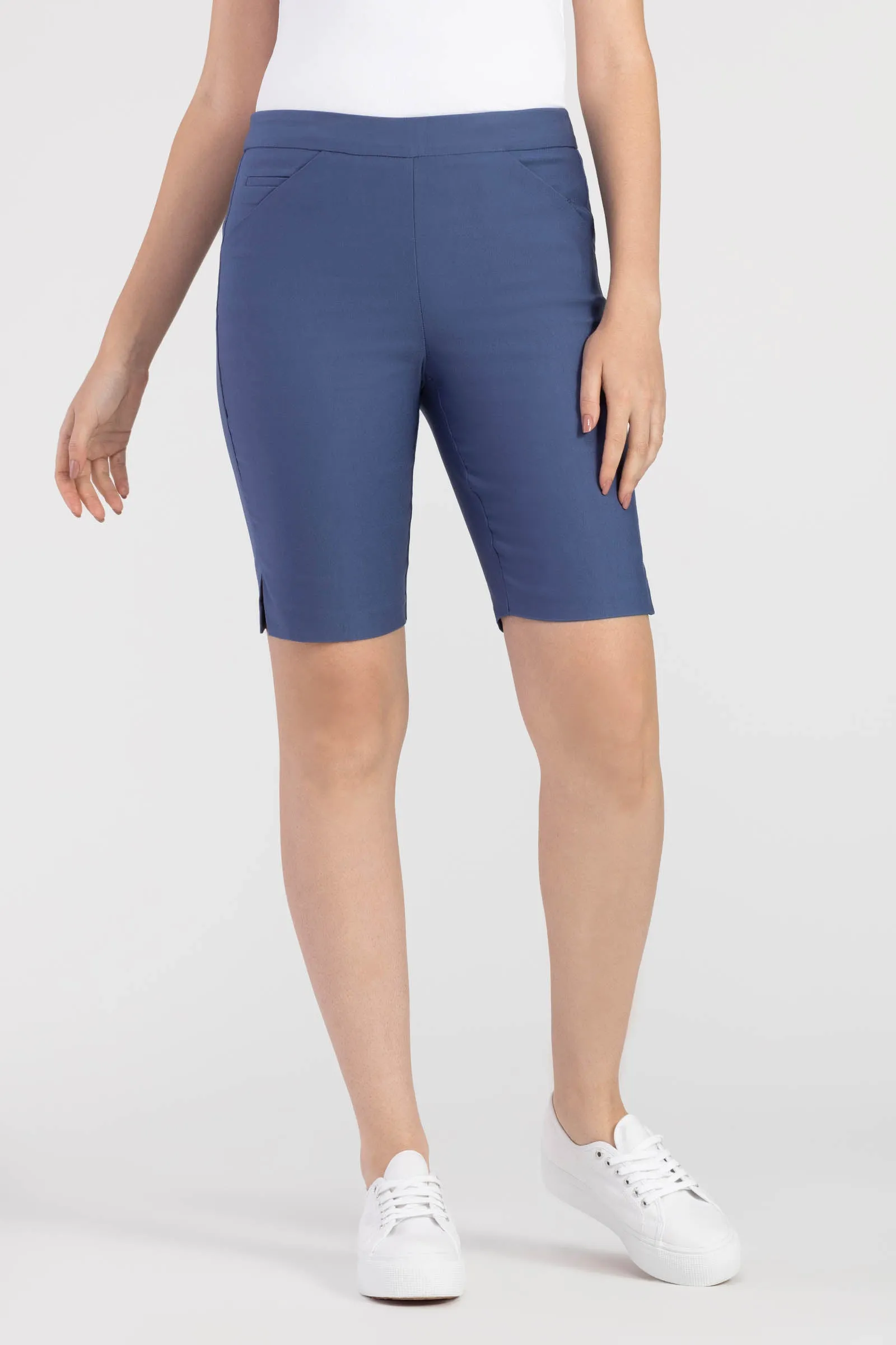 Pull-On Bermuda Shorts